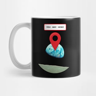 You are here: Earthrise, Apollo 8 Mug